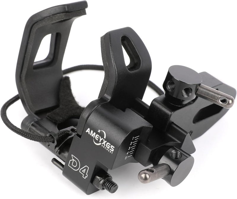limaity Drop Away Arrow Rest for Compound Bow Right Hand No Spanner Required Four-Way Adjustable Quick-Adjustment Knob Full Containment Cable Activated - Image 4